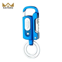 Briquet USB KY, porte-clés, ouvre-bouteille, couteau, lampe torche, briquet électrique en métal coupe-vent, accessoires pour fumeurs