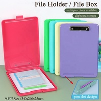 SUNSHING Plegable A4 A5 Producto de Archivado Personalizado Estuche para Colgar Documentos Sublimación Clip Tableros Plástico Almacenamiento Escritura portapapeles