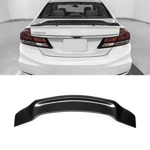Pour Honda Civic 2012-2015 9ème Génération Aileron de coffre arrière Aileron de toit arrière Kit carrosserie Spoiler de coffre arrière Accessoires auto - Product Image 6