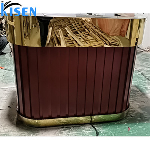 Kisen Luxury Modern For Office Hospital Bar Hotel Living Room Workshop Salon Cashier <b>Counter</b> Big Size Stone <b>Reception</b> Table - Product Image 3