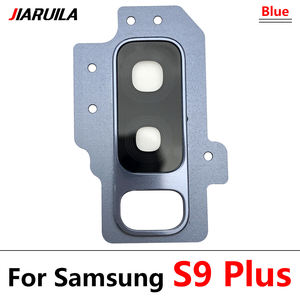 Lentille de caméra arrière de téléphone portable avec cadre pour <span class=keywords><strong>Samsung</strong></span> S8 <span class=keywords><strong>S9</strong></span> Plus pièce de réparation de couverture en verre d'objectif de caméra arrière - Product Image 5