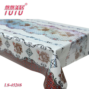 Barato al por mayor de encargo de plástico de doble cara láser tela mantel - Product Image 2