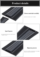 Bande d'étanchéité en mousse EPDM en forme de U et joint en caoutchouc composite métal-solide pour pièces de porte de voiture