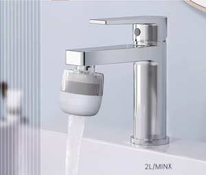 Waterfilter van actieve koolstofvezel voor huishoudelijk gebruik, kraanfilter met microbelletjes, geschikt voor keuken- en badkamerkranen - Product Image 1