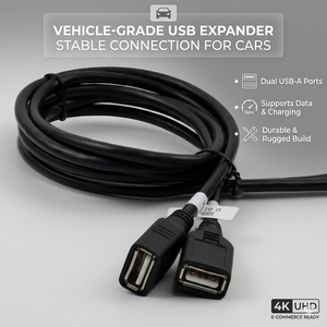 Кабель-адаптер для автомагнитолы и мотоциклетного стерео с FM-антенной, 3.5 мм, штекер-штекер, медный сердечник, PBT - Product Image 1