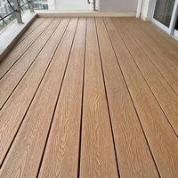 Planche de terrasse en composite WPC durable avec surface en grain de bois imperméable co-extrudée 140x25mm pour terrasse et jardin extérieurs