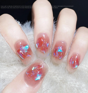 Cristales de Vidrio en Forma de Corazón para Uñas, Gemas de Cristal, Adornos para Manicura, Decoración DIY para Uñas, Accesorios de Joyería, Herramienta Decorativa - Product Image 2