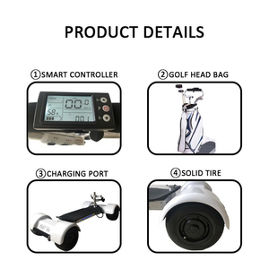 KSM-930 Fabricantes Chinos de Carritos de Golf para Adultos, Bicicleta de Golf, Patineta Eléctrica de Golf, Scooter de 4 Ruedas, 2000w 60V - Product Image 3