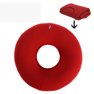 Cuscino rotondo del sedile dell'anello di gomma gonfiabile medico dell'aria comoda della stuoia della sedia del cuscinetto antidecubito