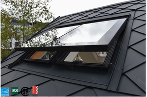 アルミ合金天窓カスタマイズされたモダンなトップハング低Eラミネートガラス耐衝撃性防水デザイン - Product Image 3