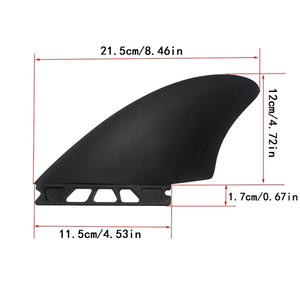 Ailerons KEEL2 de 2e génération FUTURE Gauche et Droit, Ruder de 4,6 pouces pour Planche à Pagaie et Bodyboard - Product Image 5