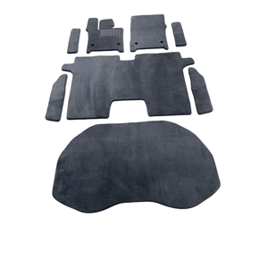Tapis de sol de voiture 5 pièces en laine de luxe 20 mm, imperméables, anti-poussière et antidérapants, pour Toyota <span class=keywords><strong>LM</strong></span> 350h <span class=keywords><strong>LM</strong></span> 500h, avec tapis de coffre – Vente en gros usine - Product Image 1