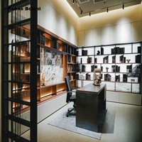Escritorio Ejecutivo Moderno de Lujo en Forma de I, Conjunto de Muebles de Oficina Convertible, Escritorio de Negocios para Sala de Estudio u Oficina