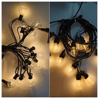 LED Decoratieve Lichtslingers G40 ST38 Edison Bubble S14 Lamp IP65 Kerosinelamp Waterdicht voor Buiten Bruiloft Feest Sfeer
