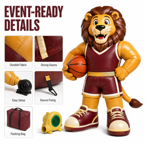 Uniformi Gonfiabili Personalizzate per Squadre e Decorazioni Gonfiabili per <span class=keywords><strong>Mascotte</strong></span>, Adatte per Partite di Basket e Feste dei Tifosi - Product Image 6