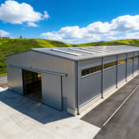 Structure en acier modulaire pour entrepôt en acier |   Atelier industriel préfabriqué résistant à la corrosion, design moderne, garantie 1 an