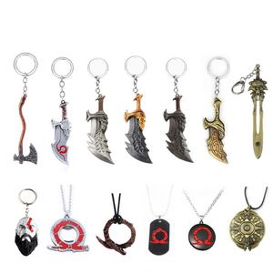 Collar con Llavero de Espada de Kratos de <span class=keywords><strong>God</strong></span> <span class=keywords><strong>of</strong></span> <span class=keywords><strong>War</strong></span>, Espada Metálica para Chicas, Inspirado en el Anime Japonés, Idea de Regalo Perfecta - Product Image 1