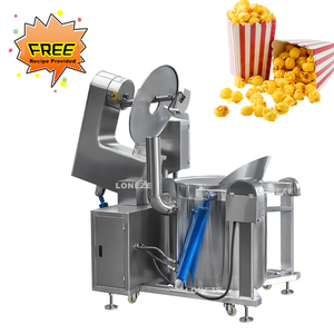 Máquina de Palomitas de Maíz Industrial Eléctrica a Gas al por Mayor de China, Gran Máquina Automática para Hacer Palomitas de Maíz con Caramelo Tipo Hongo - Product Image 6