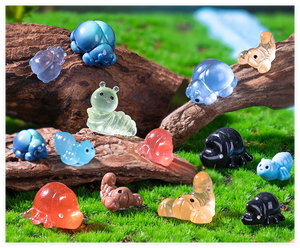 Moth Beetle Scorpion Chenille Fourmi 3d Micro Résine Animal Artisanat Ornement Figurines Lumineuses Insecte Enfant Jouer Jardin Kit - Product Image 5