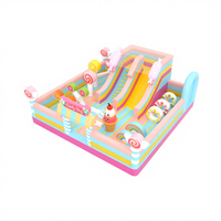 Château gonflable commercial pour enfants, château gonflable pour enfants, mini combo extérieur pour fête, château gonflable blanc en PVC