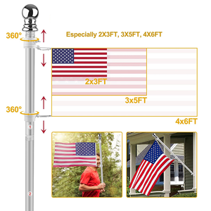 ที่ยึดเสาธงเรือทำจากสเตนเลสสตีลที่ยึดเสาสำหรับตกปลาในเรือพร้อมติดตั้ง - Product Image 2