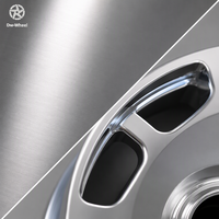 Jantes chromées DW à disque bombé, à dix trous, 17, 18, 19, 20 pouces, à rebord profond, finition miroir, taille personnalisée, compatibles avec Mercedes C260 C300 CLA E260