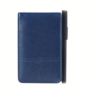 Bloc-notes de poche en cuir portable avec calculatrice, carnet multifonctionnel, petit carnet de travail A7 - Product Image 5