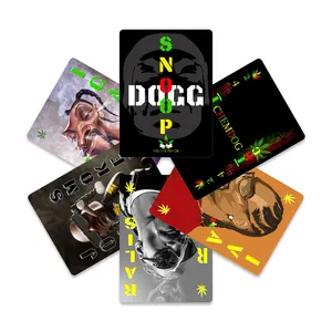 Tarot-cartas de juego de papel de aluminio dorado para niñas, sublimación de Anime real de Brasil - Product Image 1