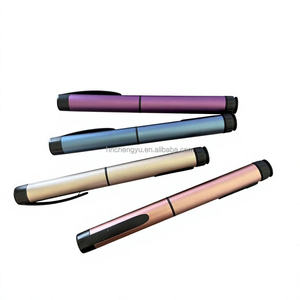 Bolígrafo Aplicador Metálico de Deslizamiento Suave con Bloqueo Automático, Vial de Vidrio de 3ml, 80UI, para Administración de Insulina, Reutilizable, Venta al por Mayor, Inyector Dosificador - Product Image 3
