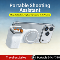 Poignée magnétique pour smartphone, télécommande sans fil polyvalente pour appareil photo, compatible iOS et Android