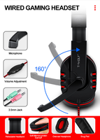 T-wolf Set Mouse Game berkabel TF800, Set bantalan tetikus permainan Kombo Keyboard dan Mouse untuk PC dan kantor