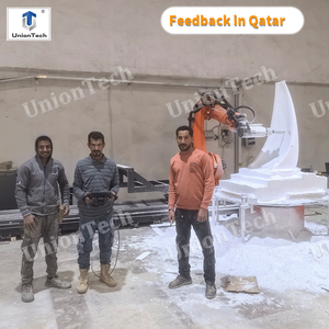 Sistema di Fresatura Robotico CNC a 6 Assi UnionTech <span class=keywords><strong>KUKA</strong></span> KR210 per Scultura e Incisione 3D di Schiuma, Legno e Pietra - Product Image 4
