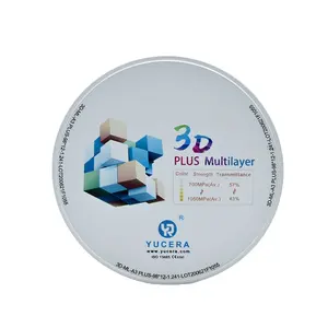 מכירה ישירה במפעל YUCERA 3D רב שכבתי מעבדת שיניים זירקוניום