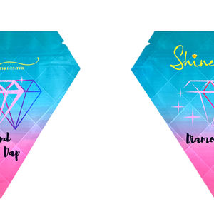 Bolsa de pie con forma personalizada de alta calidad con Ziplcok fácil de rasgar/Doypack de forma libre para uso de alimentos - Product Image 5