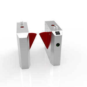 Système de contrôle d'accès de portail tourniquet à barrière à clapet pour piétons ODM/OEM avec reconnaissance faciale biométrique et lecteur de carte RFID - Product Image 2