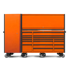 20 Lade Rollenkast Met Hok En Zijkast Werkzeugwagen Servante D'atelier Caja De Herramientas 72 Inch Gereedschapskist - Product Image 2