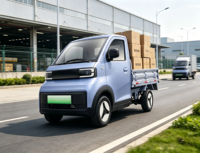 Mini-camion à batterie lithium haute puissance avec climatisation manuelle chaude et froide et 2 sièges pour le transport de marchandises