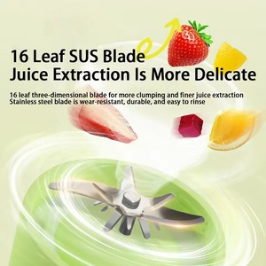 Exprimidor Eléctrico Portátil Recargable por USB, Multifuncional, para el Hogar y Exteriores, Vaso Portátil para Exprimir Cítricos, Ideal para Viajes - Product Image 5