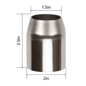 Silenciador de Escape Universal Personalizable de Acero Inoxidable de 38-51 mm para Motocicleta, Scooter, Dirt Bike - Product Image 3