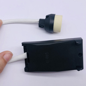 Suministro Directo RUYI, Garantía de 2 Años, Accesorios de Cableado para Linterna con Tornillo y Cinta Negra, Portalámparas <span class=keywords><strong>GU10</strong></span> de Plástico de 15CM - Product Image 4