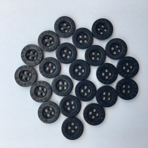 Rõ Ràng Nhựa 4-Lỗ Khắc Thủ Công Nút Ngọc Trai Trong Suốt Vòng Thiết Kế Cho May Áo Sơ Mi - Product Image 6