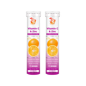 Suplemento Diario Efervescente de Vitamina C y Zinc, Estándar de Exportación, Hecho a Medida, Refuerza la Inmunidad y el Cuidado Antioxidante - Product Image 1