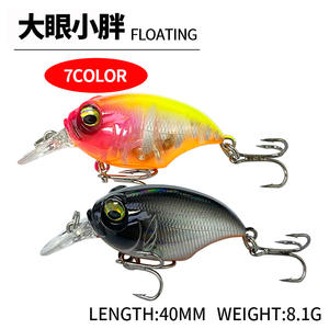 Leurre Rocky Little Fat 2026 en acier inoxydable 40 mm/8,1 g, longue portée, pêche en mer, basse, gros-bec, leurre artificiel bionique dur avec hameçons - Product Image 3