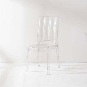 Sillas de Acrílico Transparentes Modernas de Resina para Eventos, Respaldo Alto, para <span class=keywords><strong>Alquiler</strong></span> en Hoteles, Venta al por Mayor - Product Image 2