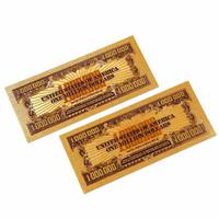 Carte-billet commémorative de 1 million de dollars en feuille d'or Statue de la Liberté, souvenir patriotique américain, objet de collection, cadeau