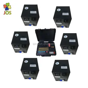 6 Buah 600W DMX 512 Operasi Panel Cold Air Mancur Kembang Api Mesin untuk Acara dan Pesta