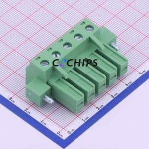 KF2EDGSKM-7.62-5P Plug-in Terminal Block P=7.62mm Connector Plug Screw Fixing 1x5P 7.62mm - Product Image 1