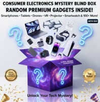 Kotak Misteri Kejutan Elektronik Berkualitas Tinggi Acak 1-3pcs 500+ Item Berbeda Tersedia VR Smartphone Dll Kotak Misteri Harga Terjangkau