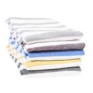 Fabricant de lingettes de nettoyage en coton biologique 100% tricoté, douces, réutilisables, lavables, torchons de cuisine, serviettes jetables - Product Image 1