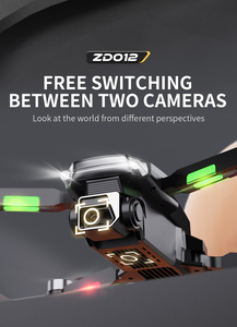 Nouvel hélicoptère RC ZD012 avec positionnement GPS, double caméra HD, photographie aérienne, retour automatique, moteur brushless pour débutants, portée 500m, en plastique - Product Image 6